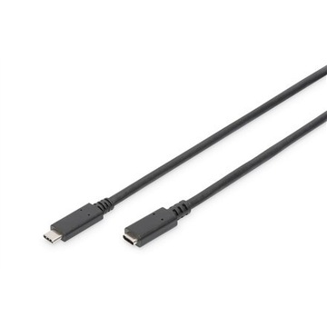 Digitus Digitus | USB-C extension cable | Female | 24 pin USB-C | Male | Bl