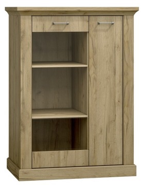 Шкаф-витрина, комод АНТИКА А12 - 3 ЦВЕТА