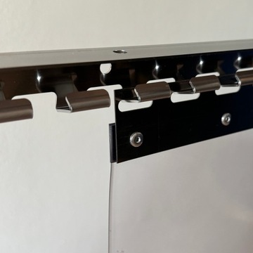 kurtyna paskowa (SxH) 120x210 cm, pasy PCV 125x2mm