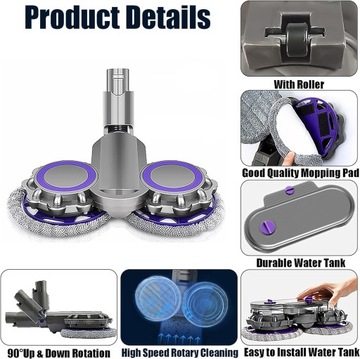 НАБОР ЩЕТКИ ДЛЯ ШВАБРЫ DYSON V6 DC58 DC59 DC61 DC62
