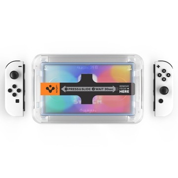 SPIGEN EZ FIT GLASS, NINTENDO SWITCH OLED, 2 шт.