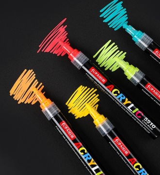 ВОДОНЕПРОНИЦАЕМЫЕ АКРИЛОВЫЕ МАРКЕРЫ 60 ШТ./КОМПЛ. PROMARKERS