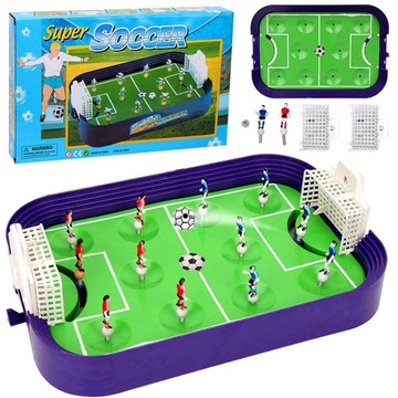 PIŁKARZYKI STOŁOWE SPRĘŻYNOWE PIŁKA NOŻNA footbal BOISKO DLA DZIECI GRA