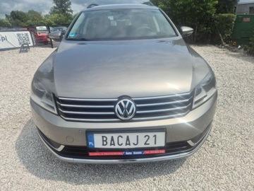 Volkswagen Passat B7 Variant 1.6 TDI CR DPF BlueMotion 105KM 2012 Volkswagen Passat VOLKSWAGEN PASSAT 1.6Tdi z 2012 Stan Bdb klimatronik Alu, zdjęcie 1