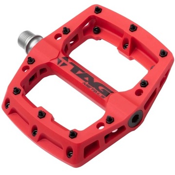 Pedały Platformowe TAG Metals T3 Nylon Czerwone