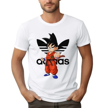 KOSZULKA DRAGON BALL Z SUPER SAIYAN SON GOKU MĘSKA DLA FANA ANIME | M
