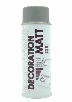 LAKIER MATOWY DECORATION RAL7035 SZARY JASNY SPRAY