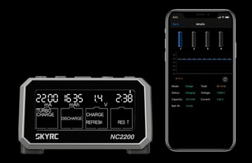 SkyRC NC2200 Зарядное устройство постоянного тока 12 В 2 А AA AAA NiMH/NiCD