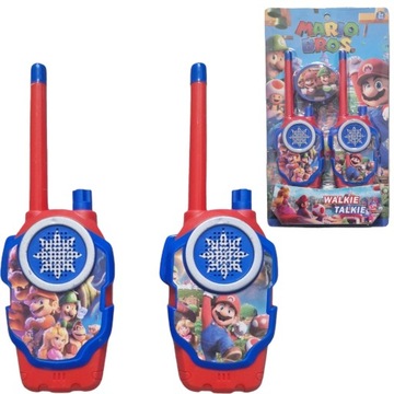 SUPER MARIO WALKIE TALKIE ŁOKI TOKI KRÓTKOFALÓWKI DLA DZIECI