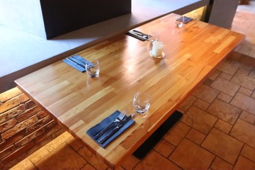 Стол для помещения, точки общественного питания, МАССИВ ДУБА