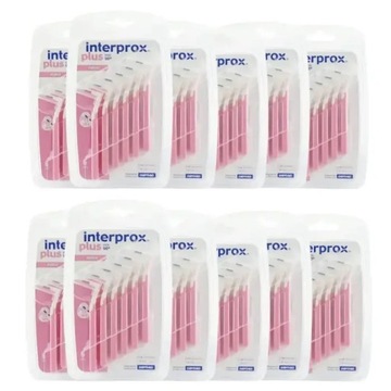 12x INTERPROX PLUS NANO SZCZOTECZKI MIĘDZYZĘBOWE 6 SZT