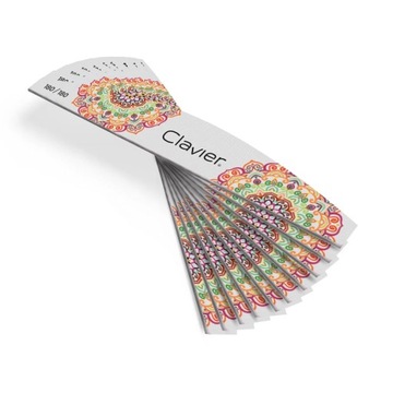 10 X PILNIK DO PAZNOKCI ZEBRA ŁÓDKA 180/180
