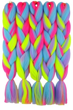 СИНТЕТИЧЕСКИЕ ВОЛОСЫ ЦВЕТНЫЕ ОМБРЕ МОСТЫ M-13