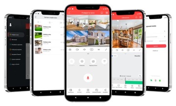 Цифровой IP-мониторинг, 4 камеры, PoE 4 Мп, встроенный микрофон, предварительный просмотр онлайн