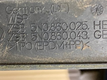 STŘEŠNÍ NOSIČ CHRÓM VW TIGUAN 5N0860025H 026H