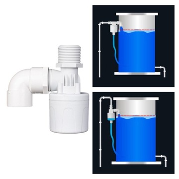 Pływający zawór kulowy Zawór zbiornika Gwint do przepłukiwania Wymień, oszczędzając 1-calową górę wewnętrzną