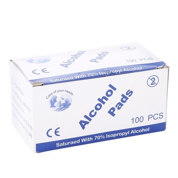 Одноразовые спиртовые салфетки 100 шт.