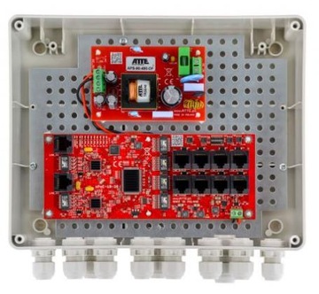 Switch Zewnętrzny POE 8 kamer IP-8-20-L2 ATTE