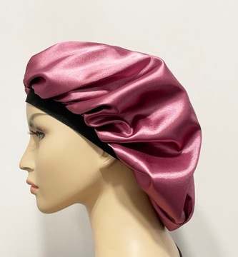 Шапочка из польского атласа, кудри афро-локоны