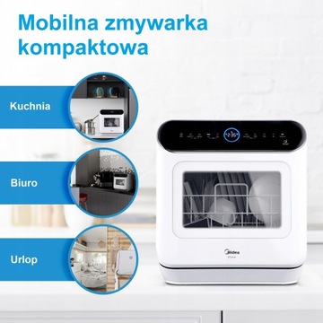 МИНИ-НАСТОЛЬНАЯ ПОСУДОМОЕЧНАЯ МАШИНА MIDEA LED Wi-Fi 6p