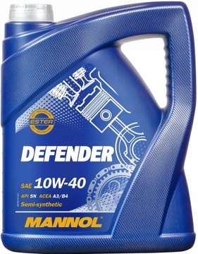 Olej 10W-40 5 Litrów półsyntetyczny silnika Diesel Benzyna MANNOL 10W40 5L