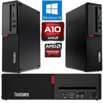 Lenovo M725s 3.8GHz 8 DDR4 500GB + Monitor LED 23