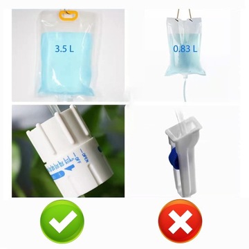 4XSYSTEM WOREK DO NAWADNIANA,PRZYRZĄD DO INFUZJI WODA APARAT KROPLÓWKI 3.5L