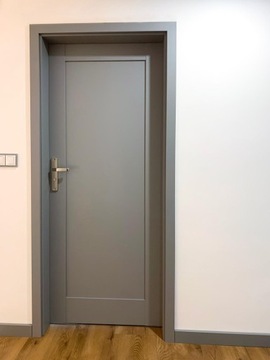 HIT DRZWI WEWNĘTRZNE WINDOOR BEZPRZYLGOWE ELEGANCE GLAMOUR SZARE MONTAŻ 8%
