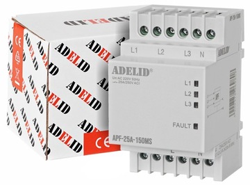 AUTOMATYCZNY PRZEŁĄCZNIK FAZ 230V 25A 150MS ADELID