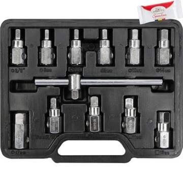 YATO KOMPLET KLUCZY DO SPUSTU OLEJU 12CZ YT-0600