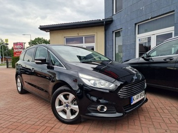 Ford S-Max II Van 1.5 EcoBoost 160KM 2016 Ford S-Max 1.6 Benzyna Titanium Grzane Fotele, zdjęcie 8