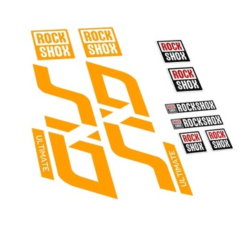 Compatible stickers forks for ROCK SHOX SID s