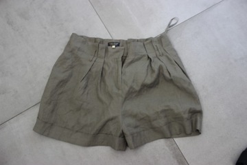 RIVER ISLAND spodenki szorty khaki wysoki stan 38