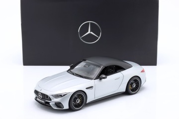 NOREV MERCEDES BENZ AMG SL63 4Matic+(R232) Roadster 2022 Silver 1:18 Dealer