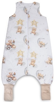 ŚPIWOREK do spania z NOGAWKAMI i SKARPETKAMI 2,5 Tog rozmiar 86-104 M