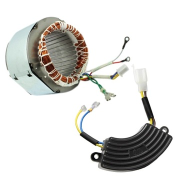 Stojan do agregatu prądotwórczego 85 mm prądnica 230V z regulatorem AVR