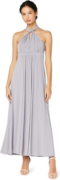 : TRUTH & FABLE Damska sukienka maxi o linii A, szara 36 roz S