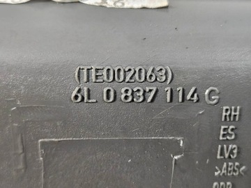 KLAMKA WEWNĘTRZNA PRAWY PRZÓD SEAT IBIZA III 6L LIFT 05-08