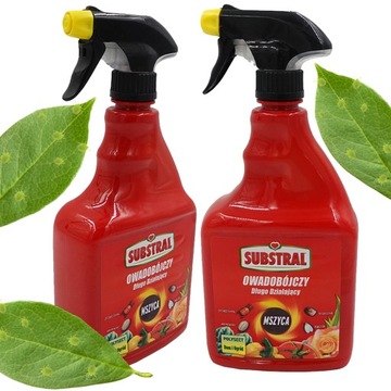 SUBSTRAL POLYSECT MSZYCA OCHOJNIK TARCZNIK SPRAY ŚRODEK OWADOBÓJCZY 750 ML