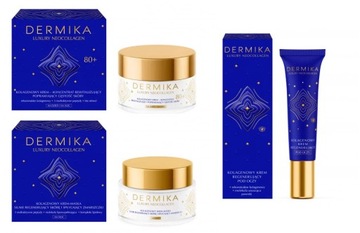 DERMIKA ZESTAW NEOCOLLAGEN 80+KREM D/N 50ml + KREM-MASKA + KREM p/OCZY 15ml