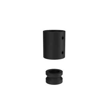 Uchwyt kołnierz rurki balustrady harfy fi 20mm RAL