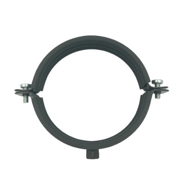 СЛИВНОЙ ЗАЖИМ ДЛЯ ЖЕЛОБОЧНЫХ ТРУБ, КОРИЧНЕВЫЙ 110 ММ