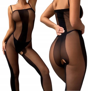 BODYSTOCKING BODY KABARETKA STRÓJ BIELIZNA S/M/L/X