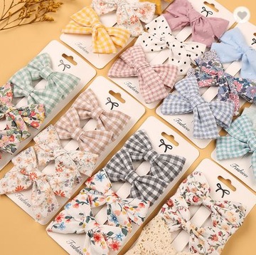 НАБОР Запонок для девочки, Запонки ПОДАРОК, 4 шт