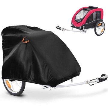 КРЫШКА ДЛЯ ПРИЦЕПА ВЕЛОСИПЕДА, Водонепроницаемый КРЫШКА ПРИЦЕПА ОКСФОРД