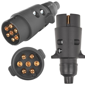 WTYK do GNIAZDKA WTYCZKA DO PRZYCZEPKI PRZYCZEPY 7-PIN 12V