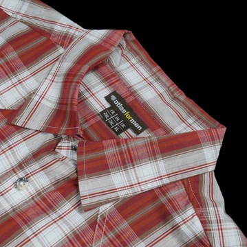 ATLAS FOR MEN DUŻA SUPER KOSZULA W KRATKĘ -2XL