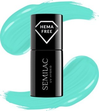 Semilac lakier hybrydowy 439 Strong Turquoise 7ml