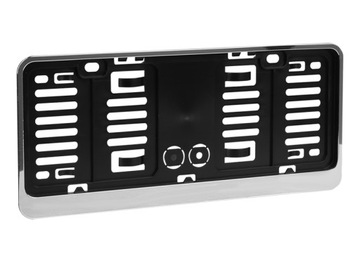 RAMKI DO MAŁYCH TABLIC NREJESTRACYJNYCH 305x114mm USA JAPONIA 2SZT CHROM