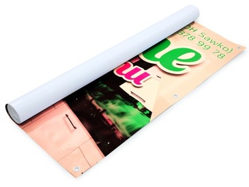BANER - BANNER WZMOCNIONY - 200x100 cm - 2x1 m